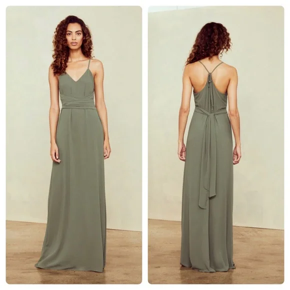 amsale bridesmaid dress size chart Amsale Bridesmaid Dress Samile GB230S Gold